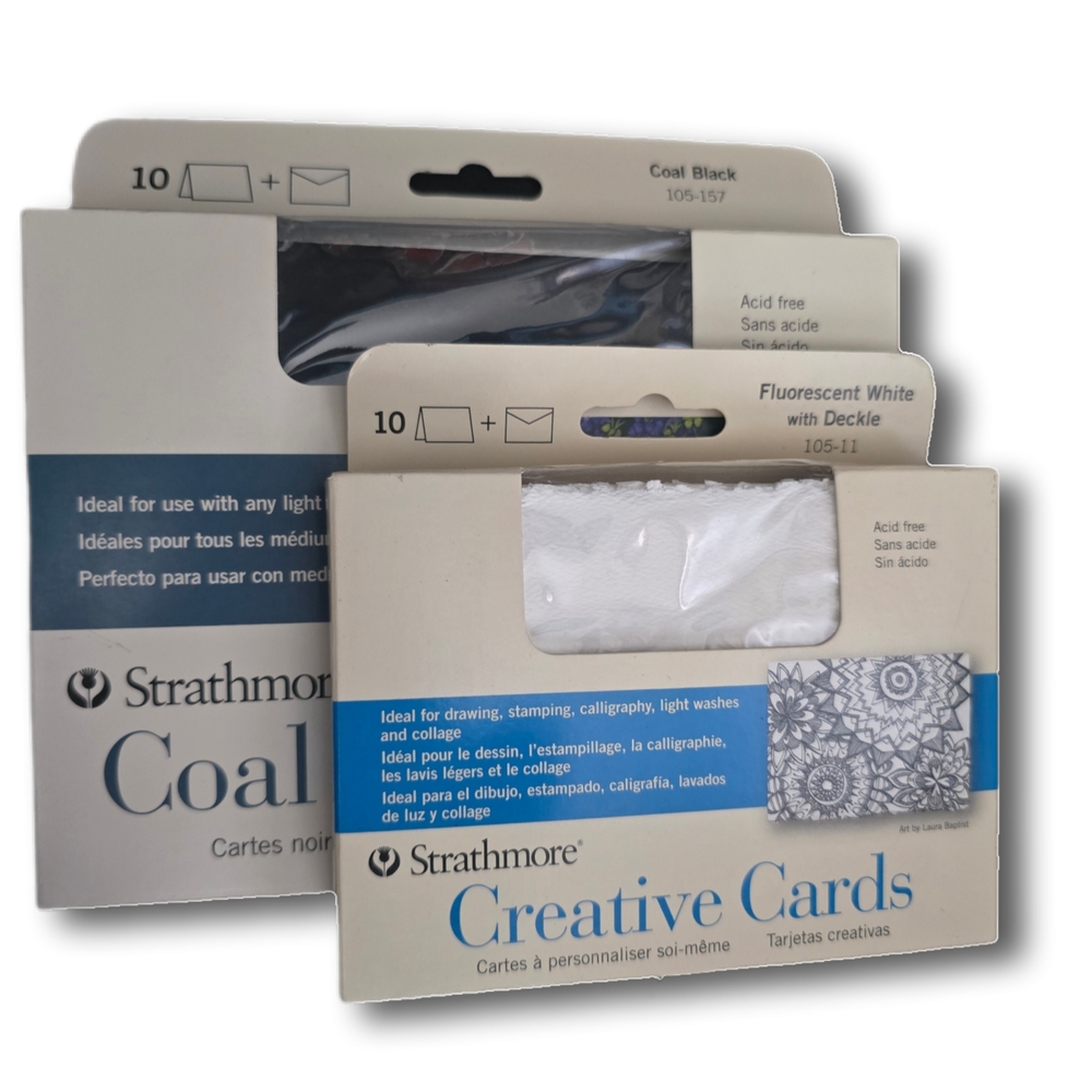 Strathmore Creative Cards Set - Black and White